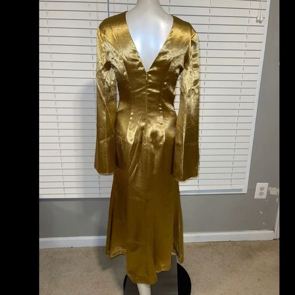 Cinq à Sept Paulena Satin Dress SIZE US 0 $495 - Picture 9 of 10